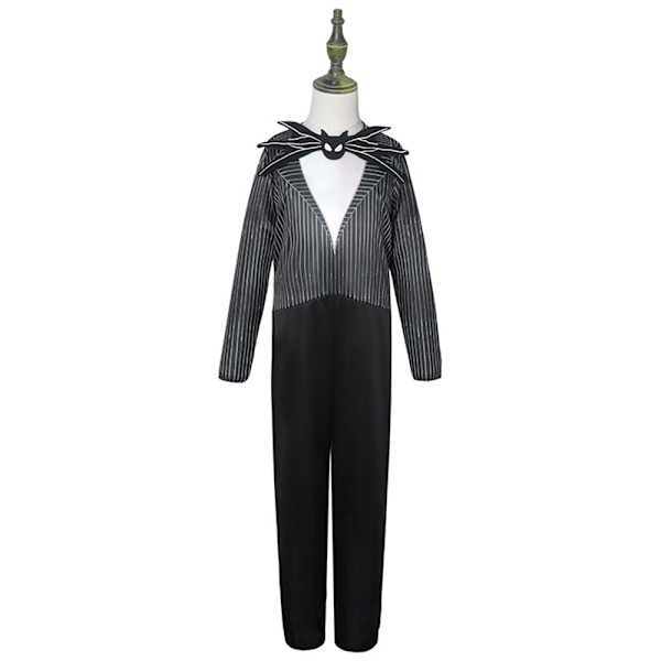 Halloween Jack Skellington Cosplay Kostume Børn Festkostume XL
