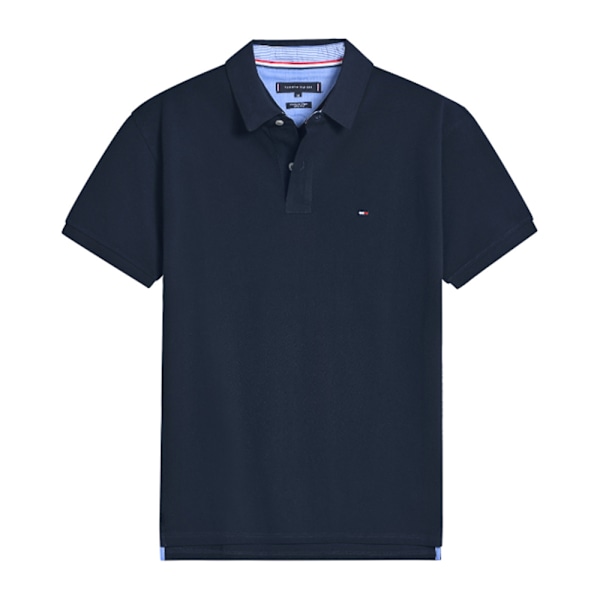 Tommy Hilfiger Herre 1985 Regular Fit Polo Shirt Royal Blue XL