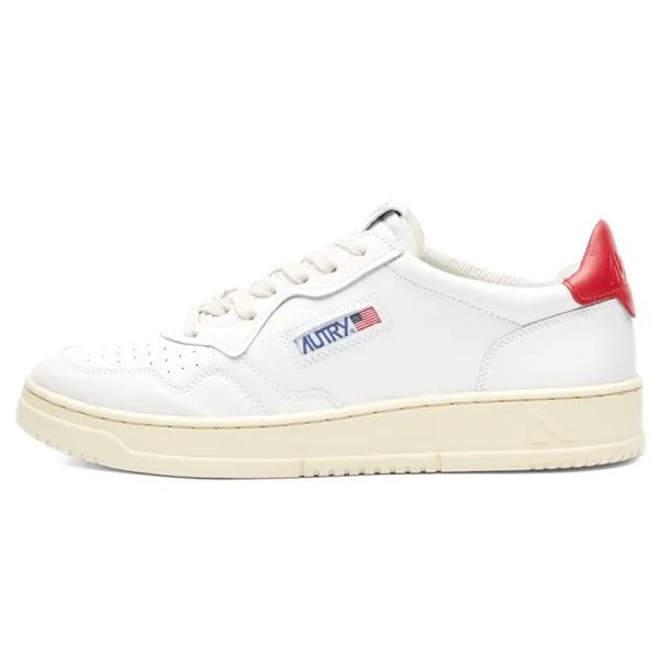 AUTRY 01 LOW LEATHER SNEAKER Løpesko Treningssko Red 42