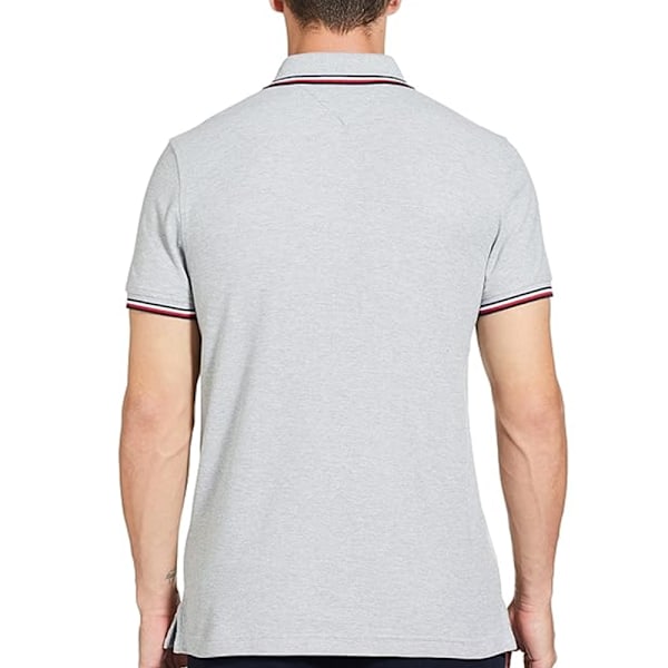 Tommy Hilfiger Miesten Slim Polo -paita Grey M