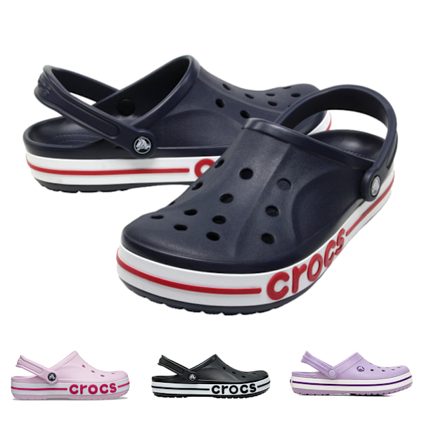 Crocs Unisex Bayaband Clog Tofflor Pink 44