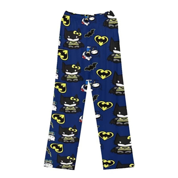 Pyjamasbyxor Anime Cartoon Pyjamasbyxor för Kvinnor Flickor All Over Print Fuzzy Flanell Söta Sovkläder B 2XL