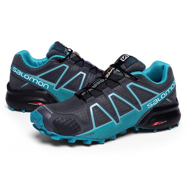 SALOMON Herre Speedcross 4 Løbesko Sneakers Vandresko Black-Dark Blue 41