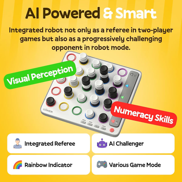 3D AI-drivet 4 i rad spel, strategispel med inbyggd domare för 1-2 spelare, spel för bilresor, för barnfamiljernas spelkvällar