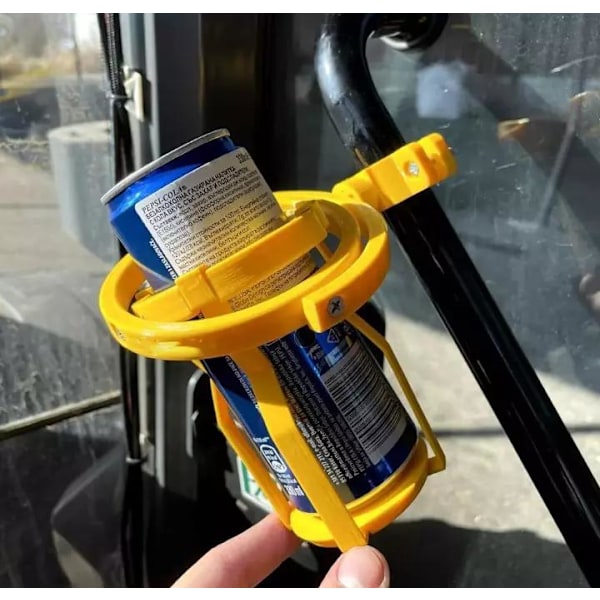 Gyroskooppinen mukiteline, Gyrgo mukitelineen laajennin gyroskooppinen, 3D-tulostettu Yellow