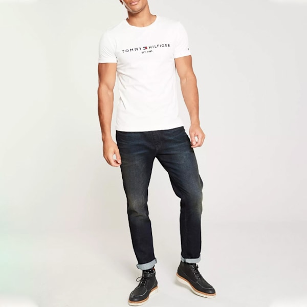 Tommy Hilfiger Herr T-shirt med tryck White L