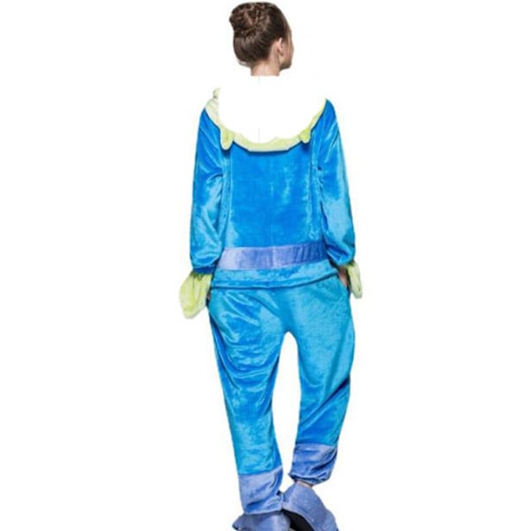 Unisex Voksen Jule Onesie Pyjamas til Kvinder Lynlås Hætte Jumpsuit Voksen Plys Heldragt Nattøj Lange Ærmer G S