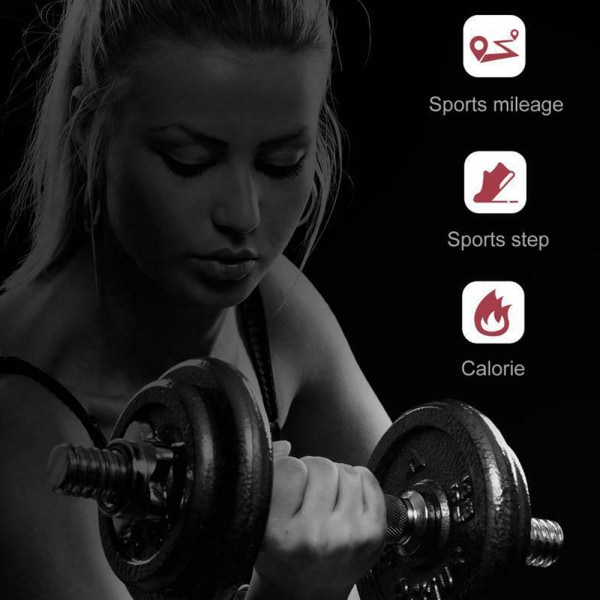 M4 Smart Elektronik Smartwatch Sport Puls Blodtryk red