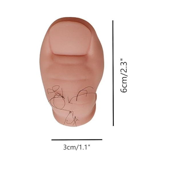 Hauskat isot varpaat -kenkäkoristeet karvoilla Crocseihin, Söpöt hilpeät realistiset varvaskoristeet 3D-stereoskooppiset varvas Crocs -tarvikkeet aikuisille lapsille G 3PCS
