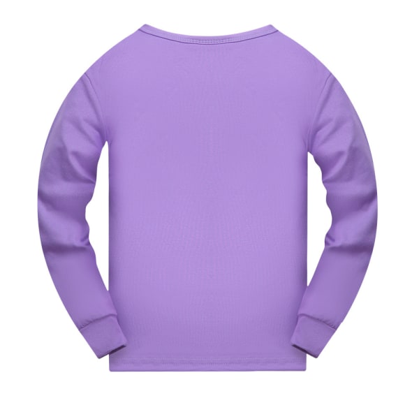 Barn Pojkar Stitch Hoodie Tröja Pullover Byxor 2st Set purple 150cm