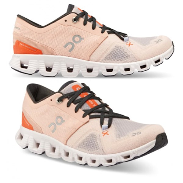 ON CLOUD 5 Herre Dame On Træningssko Cloud X Åndbare Sneakers Udendørs Letvægts Løbesko Orange Pink 41