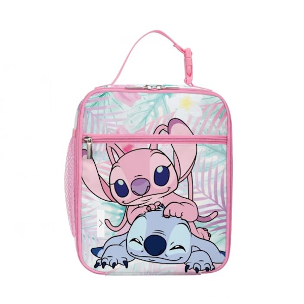 Lilo og Stitch Tegneserie Isolert Matpose Piknik Reise Matoppbevaringspose Barn #1