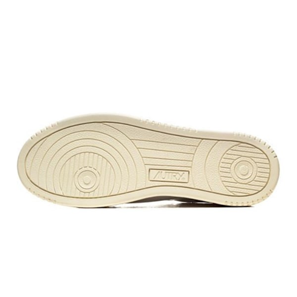AUTRY 01 LOW LÆR OG RUSKINNS SNEAKER Løpesko Treningssko Grey White Red 41