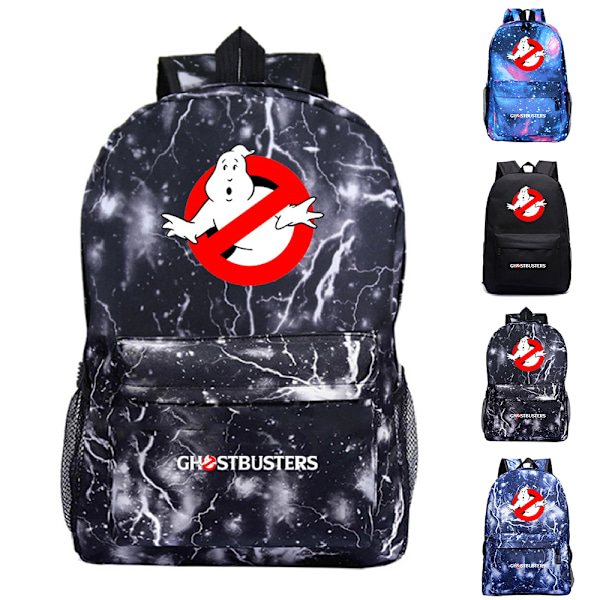 Ghostbusters Barnryggsäck Skolväska Resväska Student Axelväska Casual Daypack A 30*12*42cm