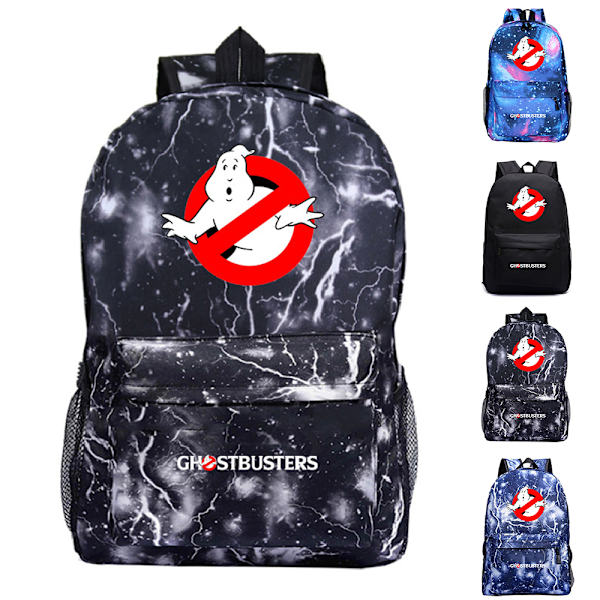 Ghostbusters Børne Rygsæk Skoletaske Rejse Studerende Skuldertaske Casual Daypack C 30*12*42cm