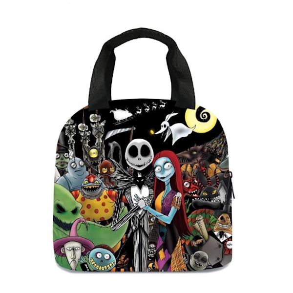 The Nightmare Before Christmas Matboks for Menn Kvinner, Lekkasjesikker Termisk Matboks For Arbeid Kontor Skole, Gjenbrukbar Matpose A