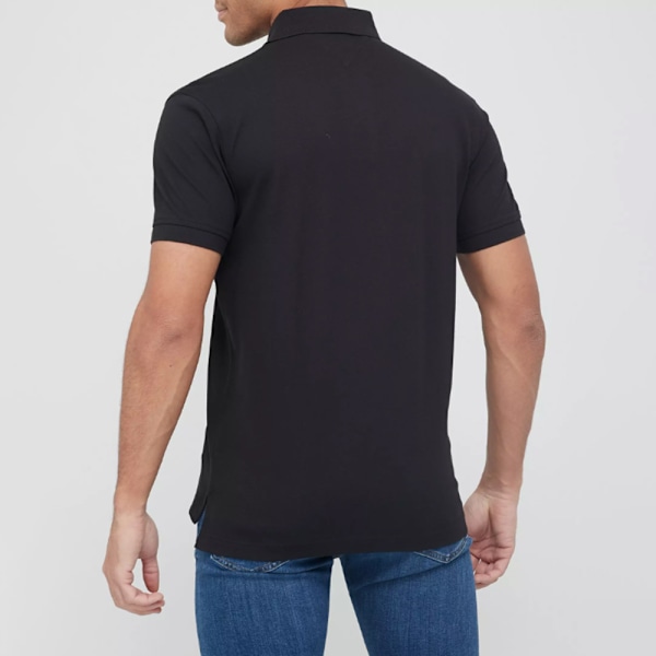 Tommy Hilfiger Herr 1985 Regular Fit Pikétröja Black M