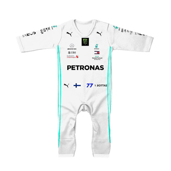 2023 F1 Ny Säsong Sport Baby Jumpsuit Nyfödd Baby Pojkar Jumpsuit Romper Långärmad Höst Vår Kläder B 3T