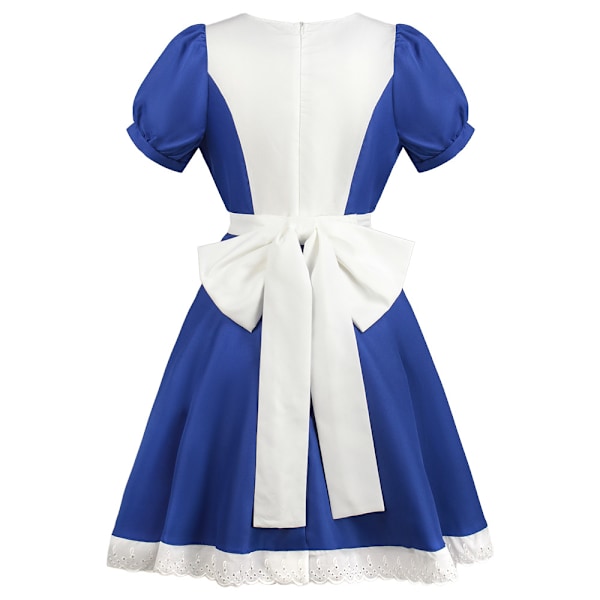 Cosplay-dräkt Alice Madness Returns Maid Dress Outfit Halloween Carnival Party L