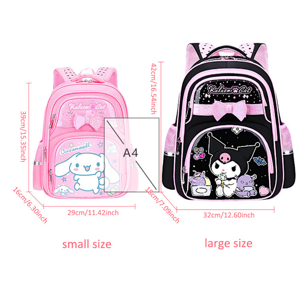 Sanrio Sarjakuvaprinttinen Reppu Rento Reppu Kevyt Suurikokoinen Olkalaukku Matkareppu Lahjat Cinnamoroll L