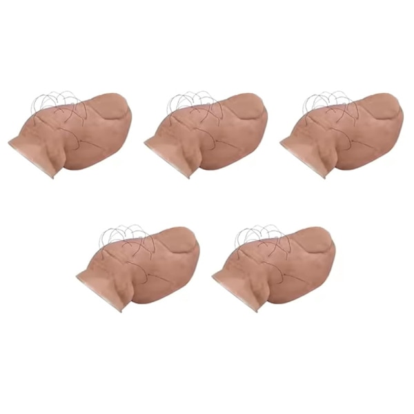 Hauskat isot varpaat -kenkäkoristeet karvoilla Crocseihin, Söpöt hilpeät realistiset varvaskoristeet 3D-stereoskooppiset varvas Crocs -tarvikkeet aikuisille lapsille G 5PCS