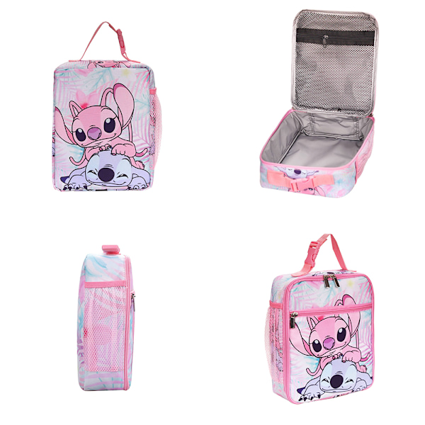 Lilo og Stitch Tegneserie Isoleret Madkasse Picnic Rejse Mad Opbevaringstaske Børn #2