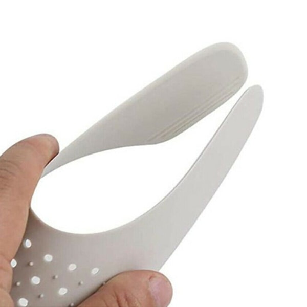 Shoe Shield for Sneakers Anti-Crease Shoes Support cap white L(40-46)