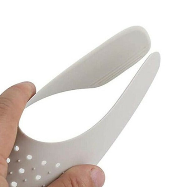 Shoe Shield for Sneakers Anti-Crease Shoes Support cap white S(35-39)