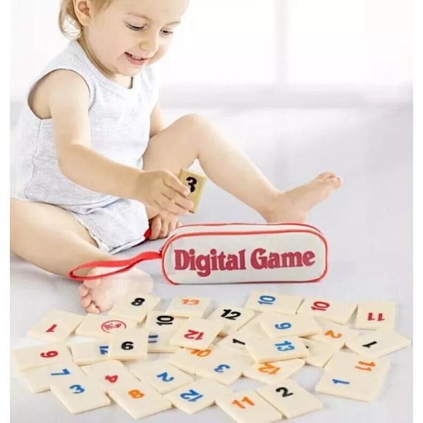 Rummyspel Rummy Brädspel för 2 till 4 spelare med påse