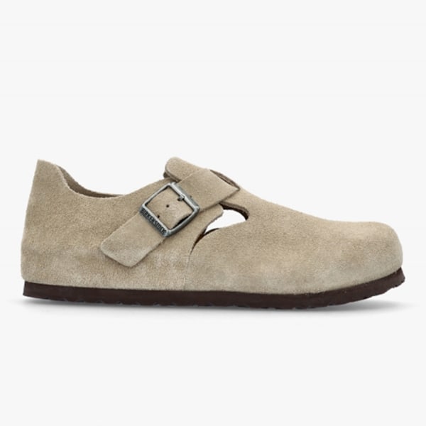 BirkenstockLondon Mockaskinn Skor Grey Green 43