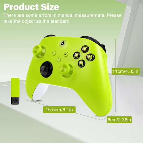 Trådløs controller til Xbox One & Xbox Series X|S PC Windows - Med lydstik Yellow