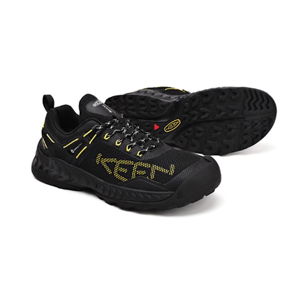 Keen NXIS EVO Vanntett Sko Herre Løpesko Treningssko Tursko Black Yellow 44