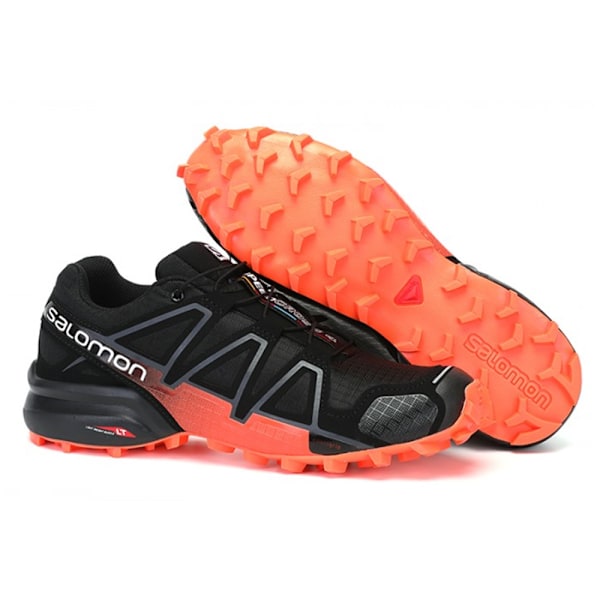 SALOMON Herr Speedcross 4 Löparskor Sneakers Black Orange 42