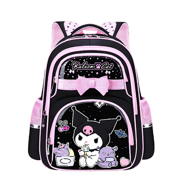Sanrio Sarjakuvaprinttinen Reppu Rento Reppu Kevyt Suurikokoinen Olkalaukku Matkareppu Lahjat Kuromi L
