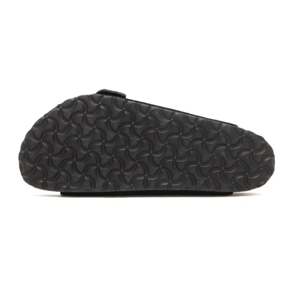 Birkenstock Arizona Mjuka Mockaskinn Fotbäddssandaler Unisex Halkskydd Avslappnade Skor Black 44