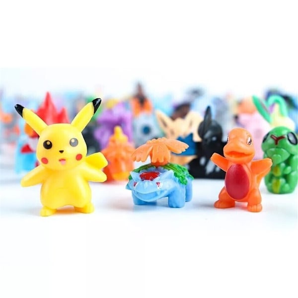 24 Dages Julekalender Pikachu Figurer Legetøj Nedtælling Blind Box Julegaver
