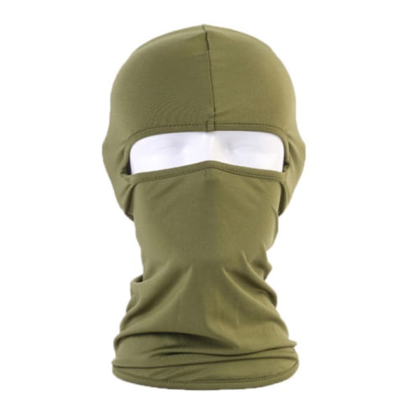 Herr Dam Enkel Balaclava Hel Hatt Utomhus Motorcykelåkning Huvudskydd Army green