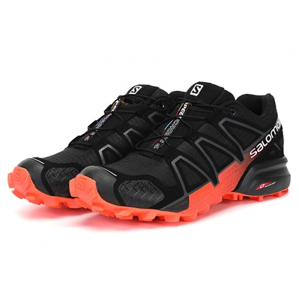 SALOMON Herr Speedcross 4 Löparskor Sneakers Black Orange 47