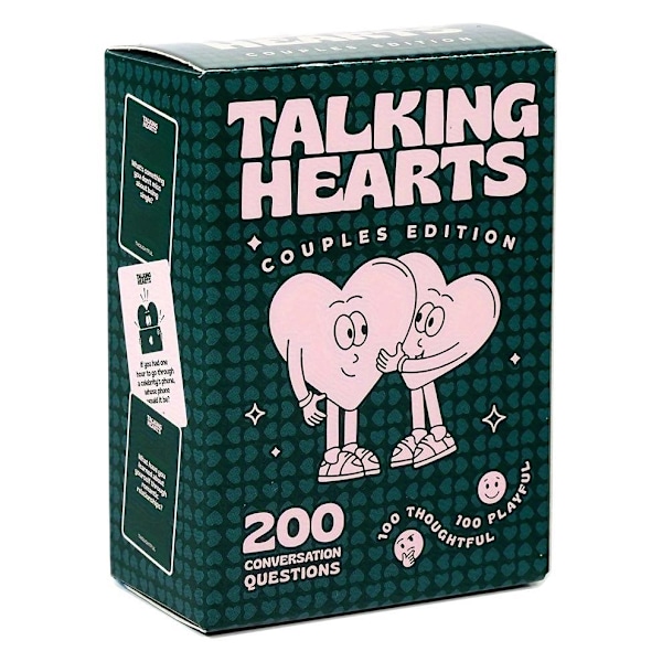 Talking Hearts Samtalekort Par Kortspill for Date Nights Eventyr