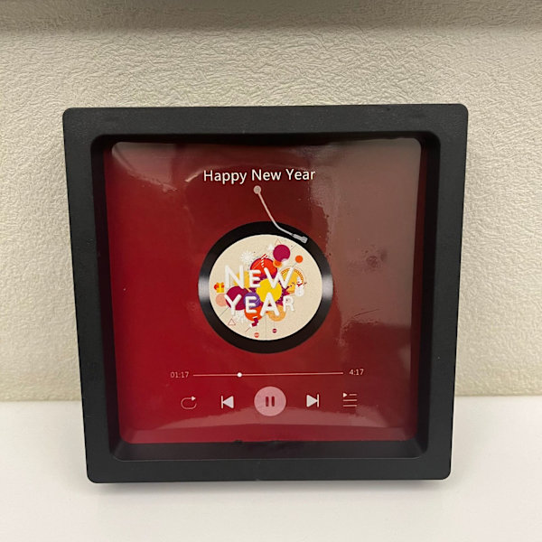 Klistermærker SOUFEEL Personlig Foto Magnet Personlig Album Musik Køleskabsmagnet Kan Afspille Sange Og Justere Lydstyrke Dekorationsgave B