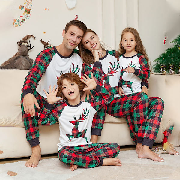 2023 Julepysjamas Familiesett Matchende Nattøy Julepysjamas Nytt Dad M