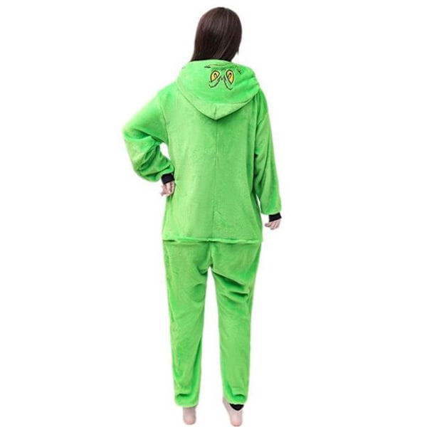 Julpyjamas Unisex Vuxen Cartoon Kostym Kvinnor Och Män Halloween Julsovkläder Jumpsuit Onesie Plysch Varma Cosplay Pyjamas Set A M