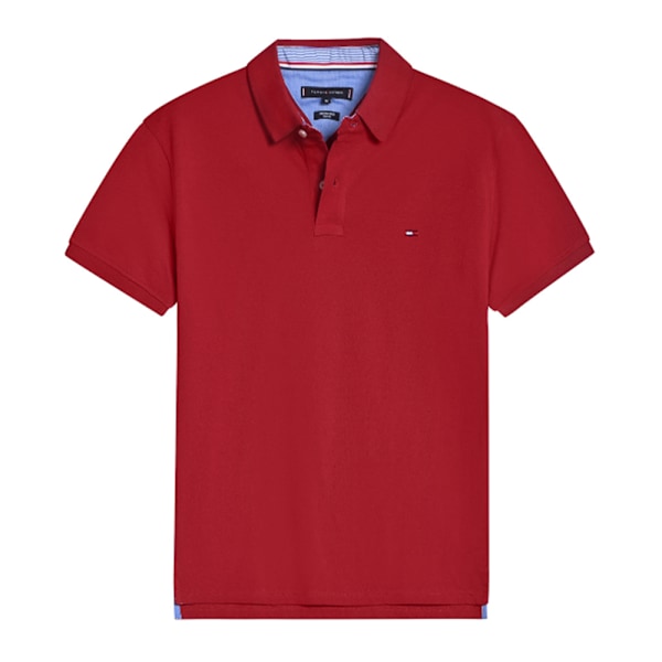 Tommy Hilfiger Herr 1985 Regular Fit Pikétröja Red M