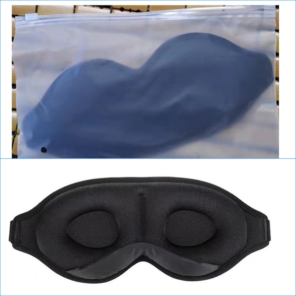 3D sovande ögonmask kvinnor Mjuk andas sömnhjälp flygplan 004
