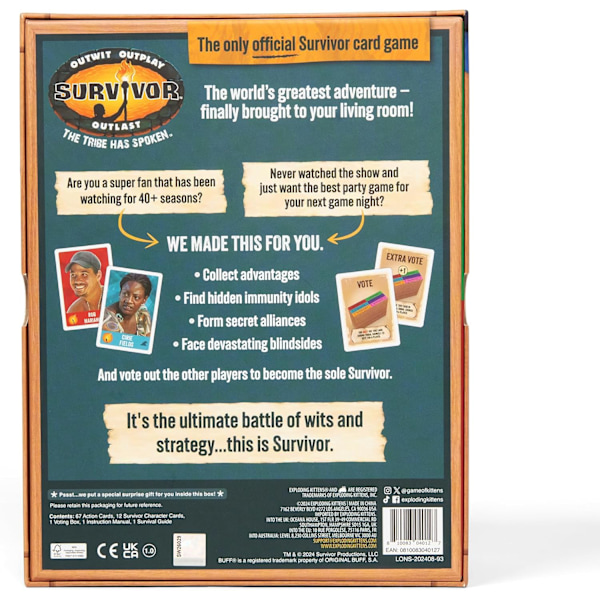 Survivor: The Tribe Has Spoken av Exploding Kittens Kortspel för vuxna och familjer