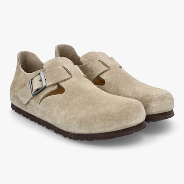 BirkenstockLondon Mockaskinn Skor Grey Green 45