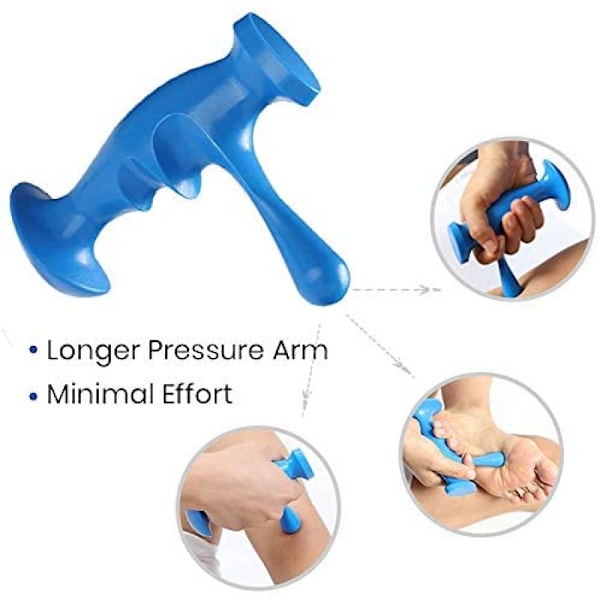 Manuell Massageapparat Ergonomiskt Utformad För Exakt Tryck, Resestorlek, Kompakt Och Lättviktig, Stresslindring, Kvalitetsmaterial