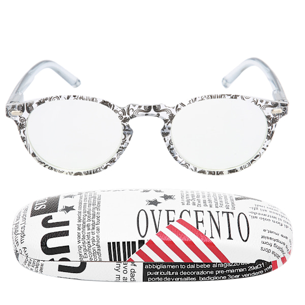 Näköväsymyksen Lievitys Luku Lasit Korkea Resoluutio Presbyopia Lasit Kotelolla (+250 Harmaa Kehys)