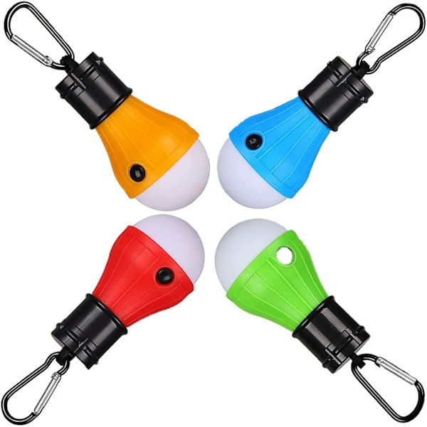 Portabel LED-lykta för utomhusbruk, batteridriven tältlampa med kreativ krokdesign och hållbar vattentät konstruktion, för vandring