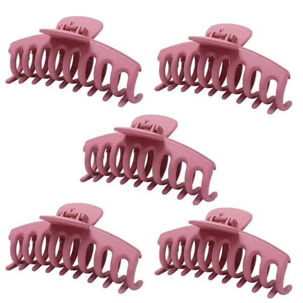 Hiusklipsi XL - Pinkki - 5 kpl Punainen